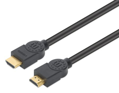 Manhattan HDMI 4K@60Hz Cable with Ethernet, CL3 In-Wall Rated, 8m, Suitable for ALL 4K & 1080p/HD Uses, Black, Premium High Speed, Lifetime Warranty, Longer Cable with Higher 4K Refresh Rate than HD3MM7MW (7m, 4K@30Hz)