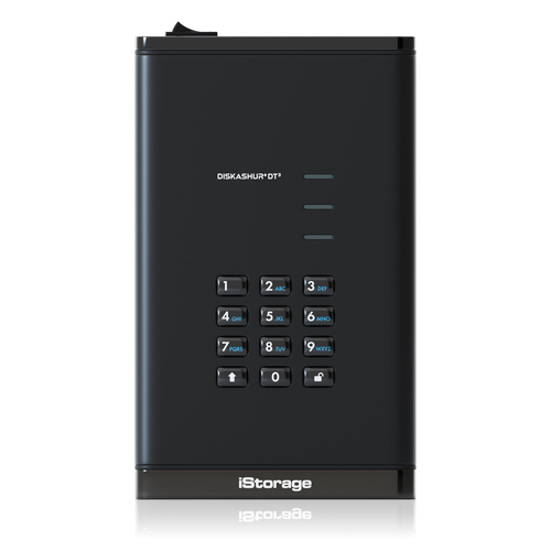 iStorage diskAshur DT³ HDD 8TB | Secure Portable Desktop Drive |FIPS 140-3 Level 3 pending| AES-XTS 256-bit Hardware Encryption | Common Criteria EAL5+ (Hardware Certified) | PIN protected | OS & Platform Independent |GDPR, TAA Compliant|Brute force hack defence | Dust/Water Resistant