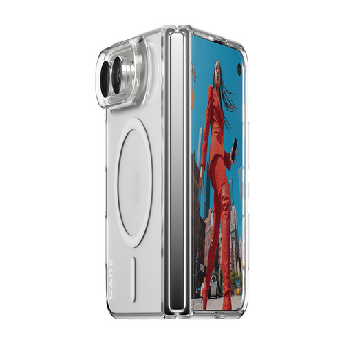 PanzerGlass CARE™ by ® SL1M Case Transparent w. White MagSafe iPhone Duo