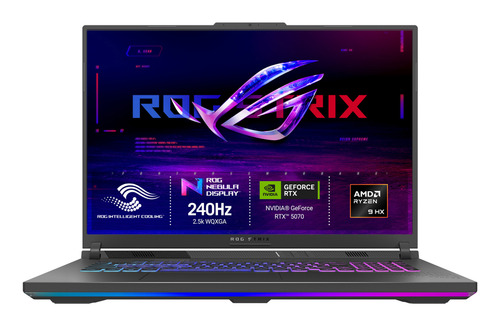 ASUS ROG Strix G18 G814PP-S9052W AMD Ryzen™ 9 8940HX Laptop 45.7 cm (18") WQXGA 32 GB DDR5-SDRAM 1 TB SSD NVIDIA GeForce RTX 5070 Wi-Fi 6E (802.11ax) Windows 11 Home Grey