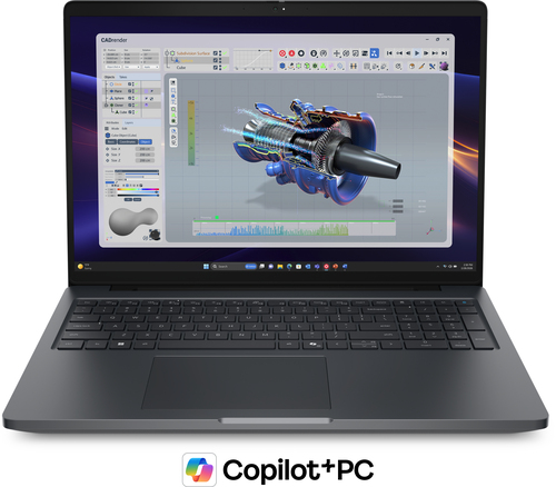 DELL Pro Precision 5 16 PW516261 Copilot+ PC Intel Core Ultra 7 366H Laptop 40.6 cm (16") Full HD+ 32 GB LPDDR5x-SDRAM 1 TB SSD NVIDIA RTX Pro 1000 Blackwell Wi-Fi 7 (802.11be) Windows 11 Pro Black UK English