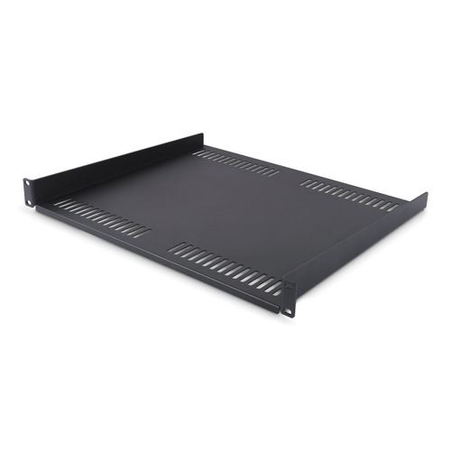 StarTech.com 1U Vented Server Rack Shelf, 16in (40cm) Mounting Depth, Cantilever Tray For 19" Rack/Cabinet, SPCC Steel, Max 30lb/14kg, Includes Cage Nuts/Screws