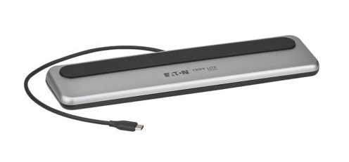 Eaton U442-DOCK7D-2 laptop dock/port replicator Wired Black, Grey