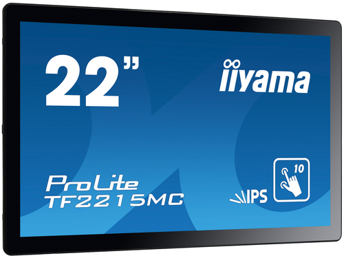 iiyama ProLite TF2215MC-B2 computer monitor 54.6 cm (21.5") 1920 x 1080 pixels Full HD LED Touchscreen Multi-user Black