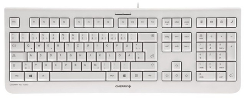 CHERRY KC 1000 keyboard Home USB Swiss Grey
