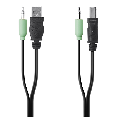 Linksys F1D9022B06 KVM cable Black, Green