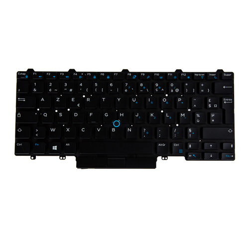 Origin Storage N/B KBD French 84 Key AZERTY Backlit WIN8 Double Point