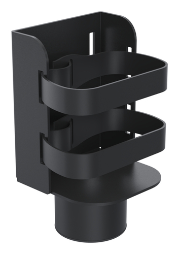 Ergonomic Solutions SpacePole POS Hand sanitiser bottle holder, SP2 top mount.