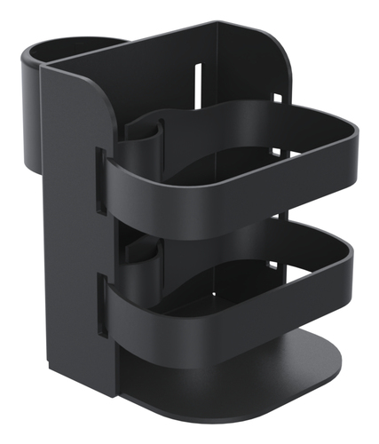 Ergonomic Solutions SpacePole POS Hand sanitiser bottle holder, SP1 pole mount.