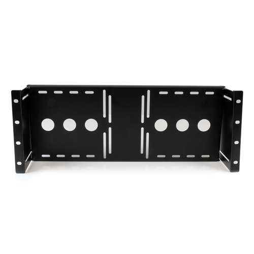 StarTech.com 4U Universal VESA LCD Monitor Mounting Bracket for 19-inch Rack or Cabinet - TAA Compliant - Cold-Pressed Steel Bracket