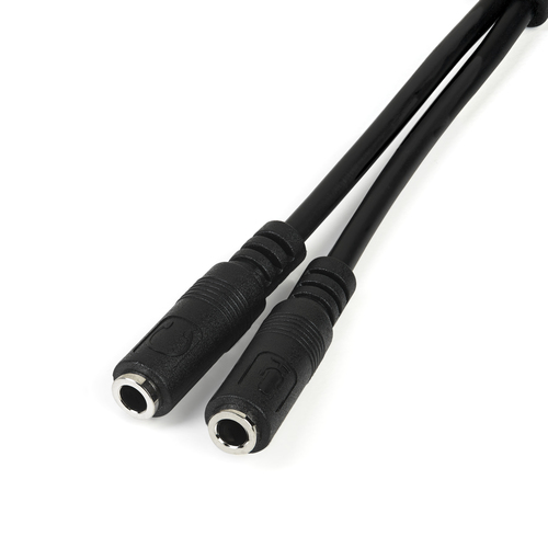 StarTech.com Headset adapter for headsets with separate headphone / microphone plugs - 3.5mm 4 position to 3 position and 2 position 3.5mm M/F