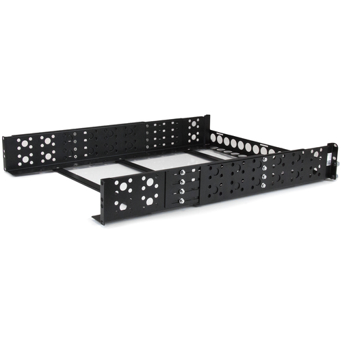 StarTech.com 2U Universal Rack Mount Rails - for 19in Server Rack Enclosure or Cabinet - Adjustable A/V Rack Rails