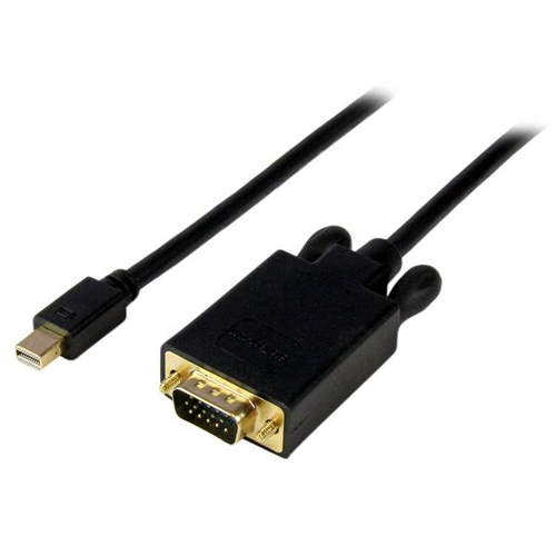 StarTech.com 10ft (3m) Mini DisplayPort to VGA Adapter Converter Cable – mDP to VGA 1920x1200 - Black