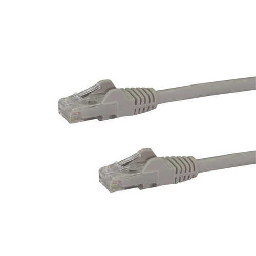 StarTech.com 7m CAT6 Ethernet Cable - Grey CAT 6 Gigabit Ethernet Wire -250MHz 100W PoE RJ45 UTP Network/Patch Cord Snagless w/Strain Relief Individually Tested