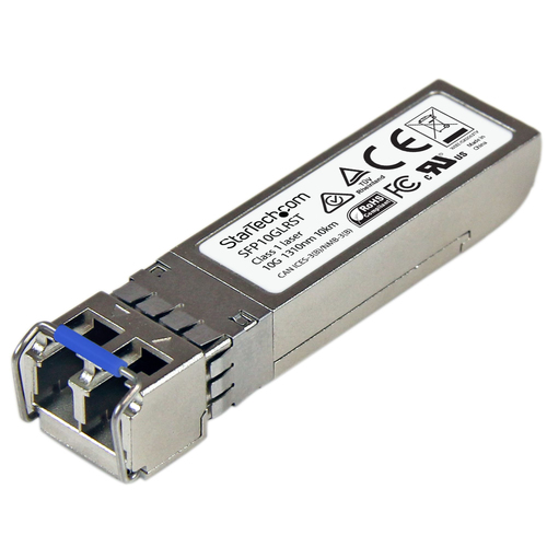 StarTech.com Cisco SFP-10G-LR Compatible SFP+ Module - 10GBASE-LR - 10GbE Single Mode Fiber SMF Optic Transceiver - 10GE Gigabit Ethernet SFP+ - LC 10km - 1310nm - DDM Cisco Firepower, ASR9000, C9300