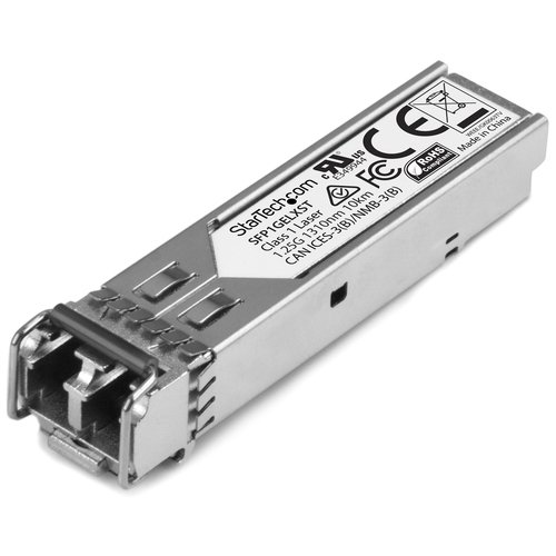 StarTech.com Juniper SFP-1GE-LX Compatible SFP Module - 1000BASE-LX - 1GbE Single Mode Fiber SMF Optic Transceiver - 1GE Gigabit Ethernet SFP - LC 10km - 1310nm - DDM