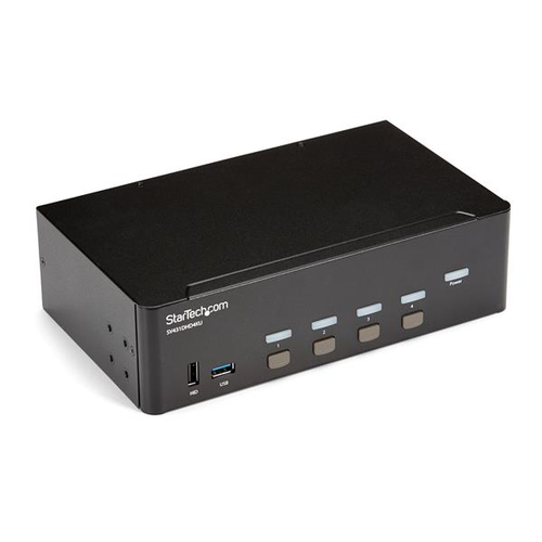 StarTech.com 4 Port HDMI KVM Switch - 4K 30Hz - Dual Display - TAA