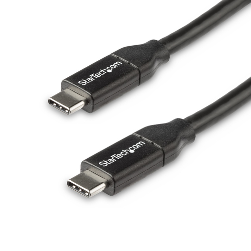 StarTech.com 1.6ft (50cm) USB-C Fast Charging Cable, Charge & Sync, 100W (5A) PD, USB 2.0, USB-IF Certified - USB C Charging Cord
