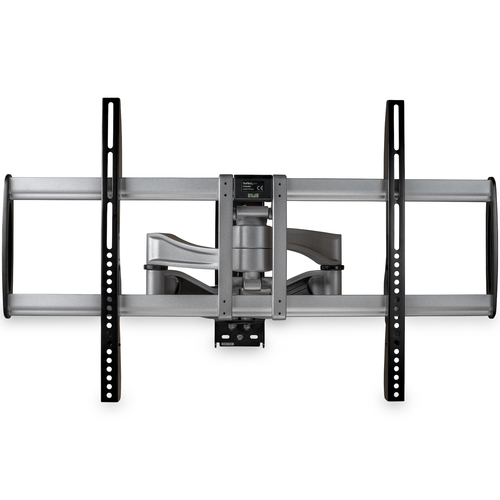 StarTech.com Full Motion TV Wall Mount - Heavy Duty Articulating TV Wall Mount Bracket for 32" to 75" (165lb/75kg) VESA Display - Universal Adjustable Tilt/Swivel Flat Screen Arm - Silver - TAA