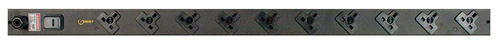 Vertiv EGVHVAB102-104UKRUK-V power distribution unit (PDU) 10 AC outlet(s) Black