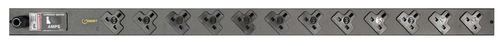 Vertiv EGVHVAAN122-102UKRPS6-IP44 power distribution unit (PDU) 15 AC outlet(s) Black