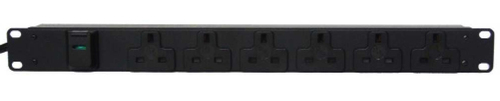 Vertiv EGVHVRB062-102UKLPS6-IP44 power distribution unit (PDU) 6 AC outlet(s) Black