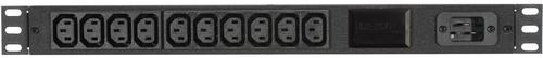 Vertiv GBRELN102-0020/16 power distribution unit (PDU) 10 AC outlet(s) 1U Black