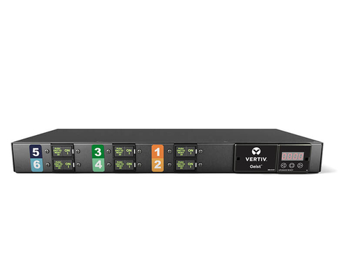 Vertiv Geist Metered power distribution unit (PDU) 12 AC outlet(s) 1U Black
