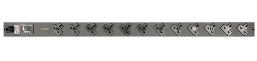 Vertiv EGVHVAAN122-104UKRUK-V power distribution unit (PDU) 12 AC outlet(s) Black