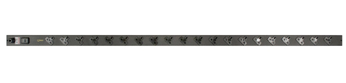 Vertiv EGVHVBB202-104UKRUK-V power distribution unit (PDU) 20 AC outlet(s) Black