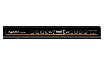 Vertiv SV Universal DP/H Desktop Matrix 2x8 KVM KVM switch Black