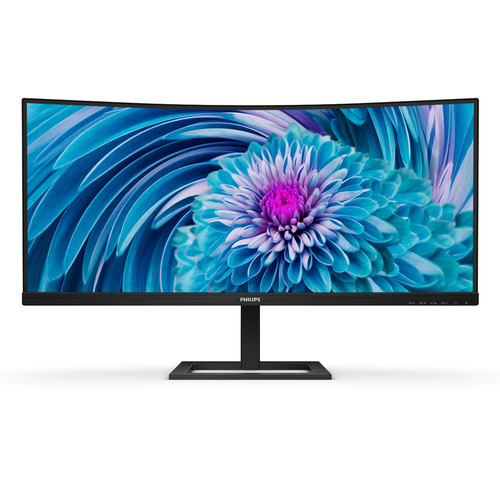 Philips E Line 346E2CUAE/00 computer monitor 86.4 cm (34") 3440 x 1440 pixels Wide Quad HD+ LCD Black